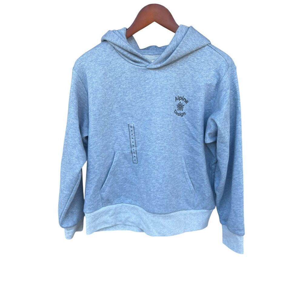 Alpine design women’s Medium serene Blue heather hike hoodie pull over SOFT new